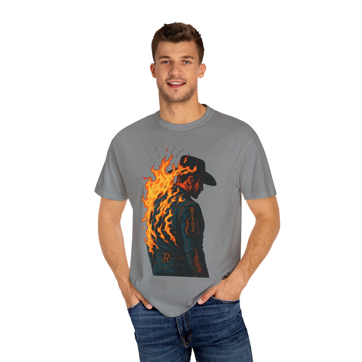 Flame Graphic T-Shirt, Unisex Fire Shirt, Trendy Summer Tee, Hotboy Clothing, Cool Gift for Him/Her, Casual Streetwear