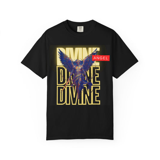Divine Angel Graphic T-Shirt, Cool Unisex Tee, Trendy Streetwear, Gift for Spiritual Souls, Casual Summer Wear, Unique Fashion Statement