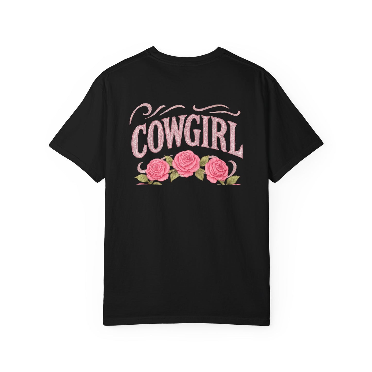 Cowgirl Vintage T-Shirt | Perfect for Rodeos, Country Events, Casual Outfits, and Gifts, Floral Design, Unisex Apparel
