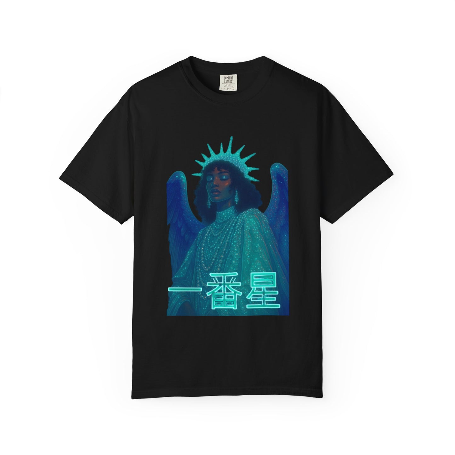 Vintage Graphic T-Shirt - Unisex Garment-Dyed Tee with Artistic Design, Casual Wear, Gift for Art Lovers, Festival Outfit, Streetwear