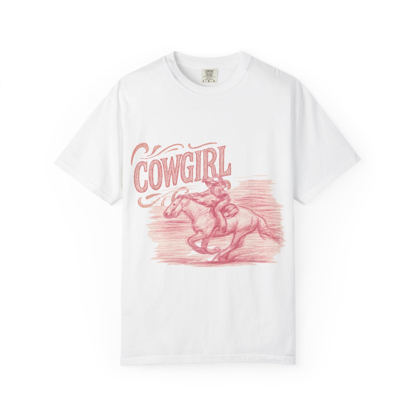 Cowgirl Vintage T-Shirt | Perfect for Rodeos, Country Events, Casual Outfits, and Gifts, Floral Design, Unisex Apparel