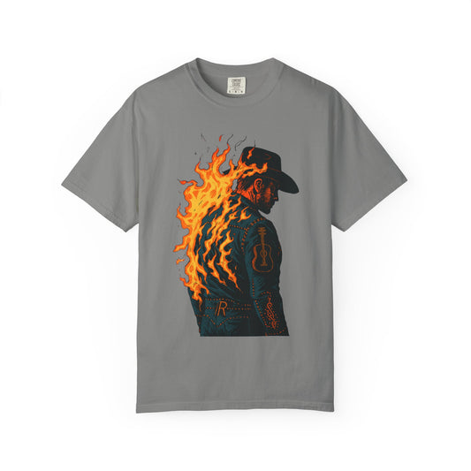Flame Graphic T-Shirt, Unisex Fire Shirt, Trendy Summer Tee, Hotboy Clothing, Cool Gift for Him/Her, Casual Streetwear