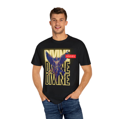 Divine Angel Graphic T-Shirt, Cool Unisex Tee, Trendy Streetwear, Gift for Spiritual Souls, Casual Summer Wear, Unique Fashion Statement