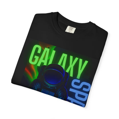 Galactic Space T-Shirt | Unisex Garment-Dyed Tee, Cosmic Tee, Astronaut Shirt, Perfect for Space Lovers, Gift for Astronomers