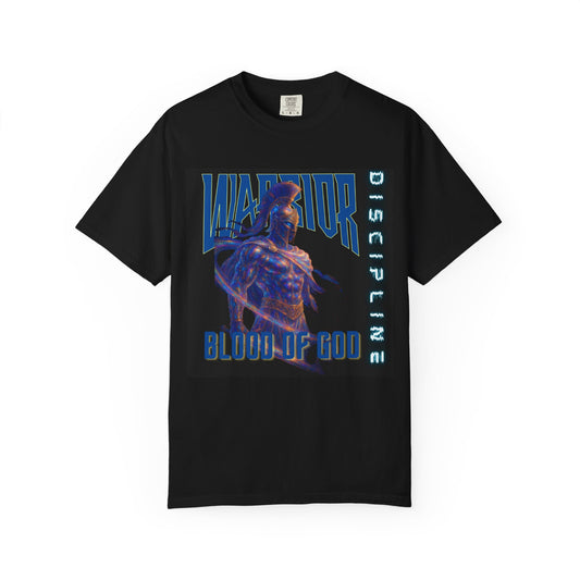 Warrior Blood of God Graphic T-Shirt | Unisex Tee, Streetwear, Gift for Fighters, Casual Outfit, Spiritual Apparel