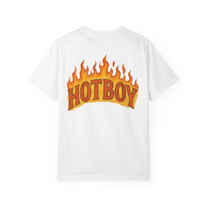 Flame Graphic T-Shirt, Unisex Fire Shirt, Trendy Summer Tee, Hotboy Clothing, Cool Gift for Him/Her, Casual Streetwear