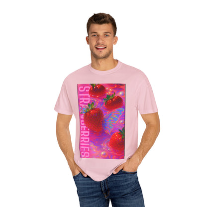 Vibrant Strawberry Dream T-Shirt, Fun Graphic Tee, Summer Vibes Shirt, Trendy Apparel, Fruit Lovers Gift