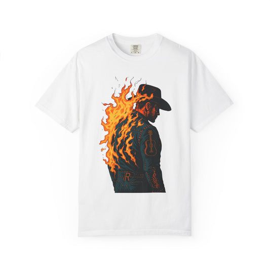 Flame Graphic T-Shirt, Unisex Fire Shirt, Trendy Summer Tee, Hotboy Clothing, Cool Gift for Him/Her, Casual Streetwear