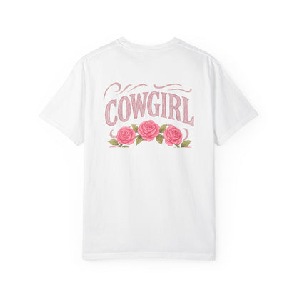 Cowgirl Vintage T-Shirt | Perfect for Rodeos, Country Events, Casual Outfits, and Gifts, Floral Design, Unisex Apparel