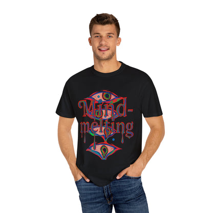 Mind-Melting Unisex T-Shirt - Psychedelic Art, Cool Graphic Tee, Unique Gift, Casual Wear, Festival Fashion, Trendy Apparel