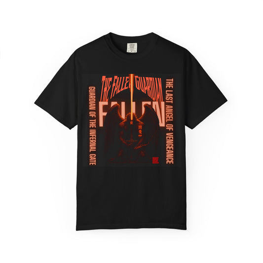 Fallen Guardian T-Shirt | Unisex Garment-Dyed Tee, Graphic Tee for Fans, Gift for Gamers, Unique Apparel, Casual Wear