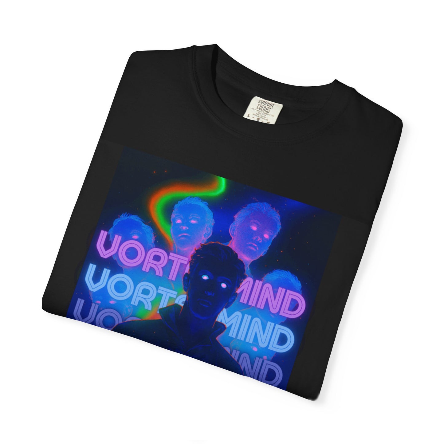 Vibrant Unisex Graphic T-shirt, Mindful Art Tee, Colorful Cotton Top, Perfect for Casual Wear, Gift for Art Lovers, Music Festival Shirt