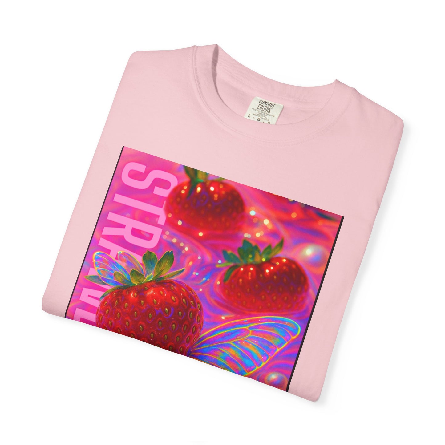 Vibrant Strawberry Dream T-Shirt, Fun Graphic Tee, Summer Vibes Shirt, Trendy Apparel, Fruit Lovers Gift